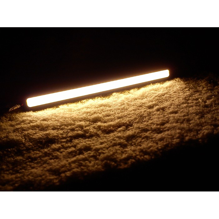 LAMPU DRL PLASMA LED COB 17CM PUTIH/BIRU DEPAN MOTOR MOBIL SEPASANG