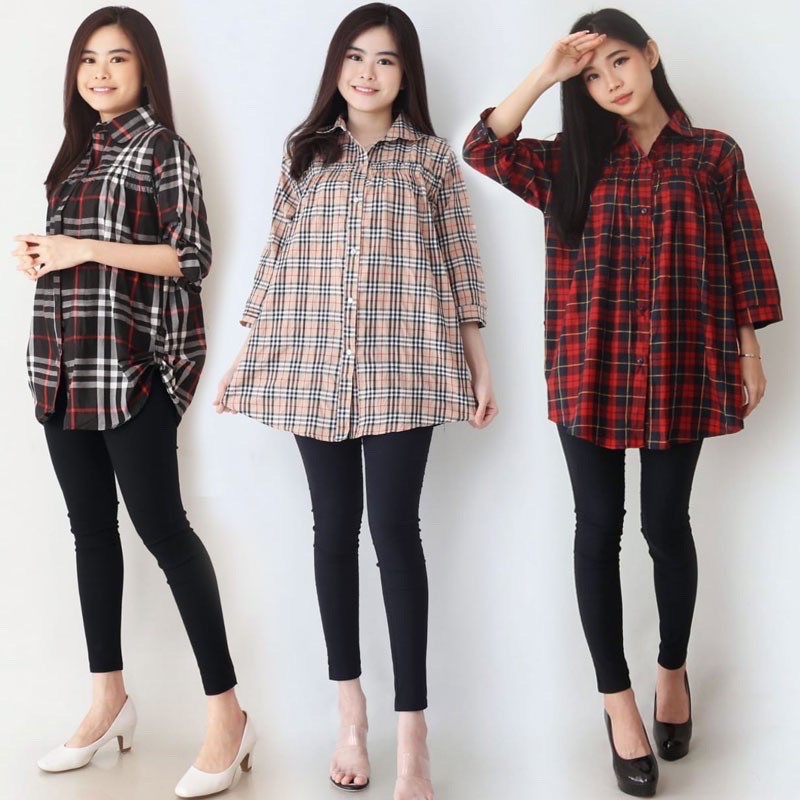 Harga Panjang Wanita Atasan Kemeja Baju Hamil Terbaik Juli 2021 Shopee Indonesia