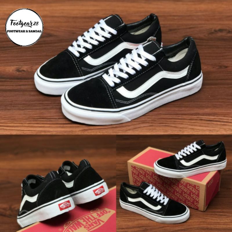 SEPATU VANS OLDSKOOL BLACKWHITE / VANS OLDSKOOL CLASSIC GRADE ORI