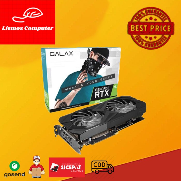 Galax Geforce Rtx 3060 12gb Ddr6 Ex 1-click Oc Dual Argb Fan