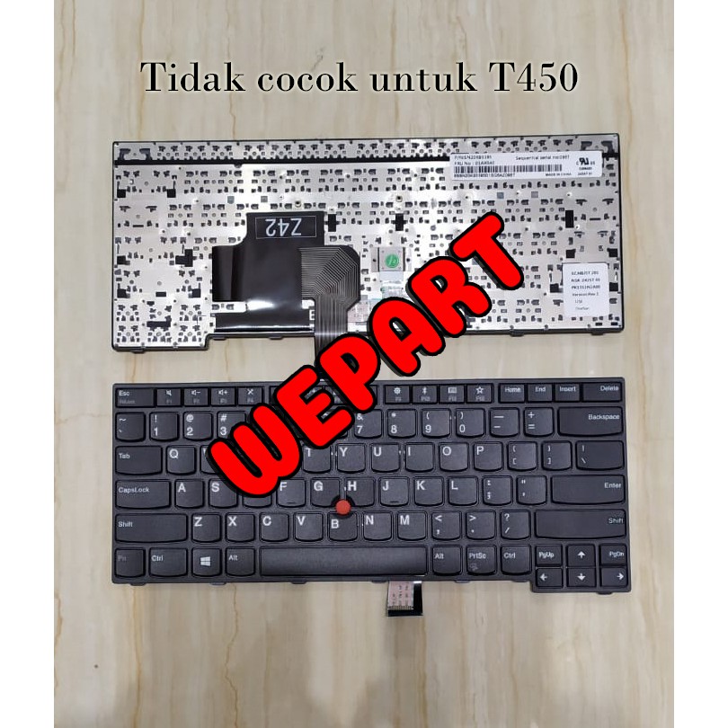 Keyboard Laptop Lenovo Thinkpad E450 E450C E455  W450 E475 E47 E460 E465