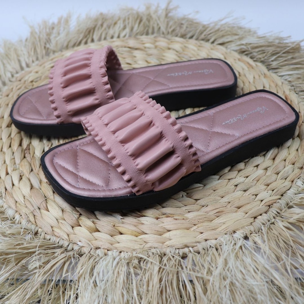 Sandal Wanita flat teplek terbaru sandal fashion