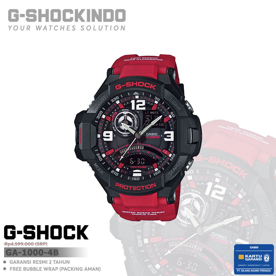 Casio G-shock GA-1000-4B / GA-1000-4BDR Original