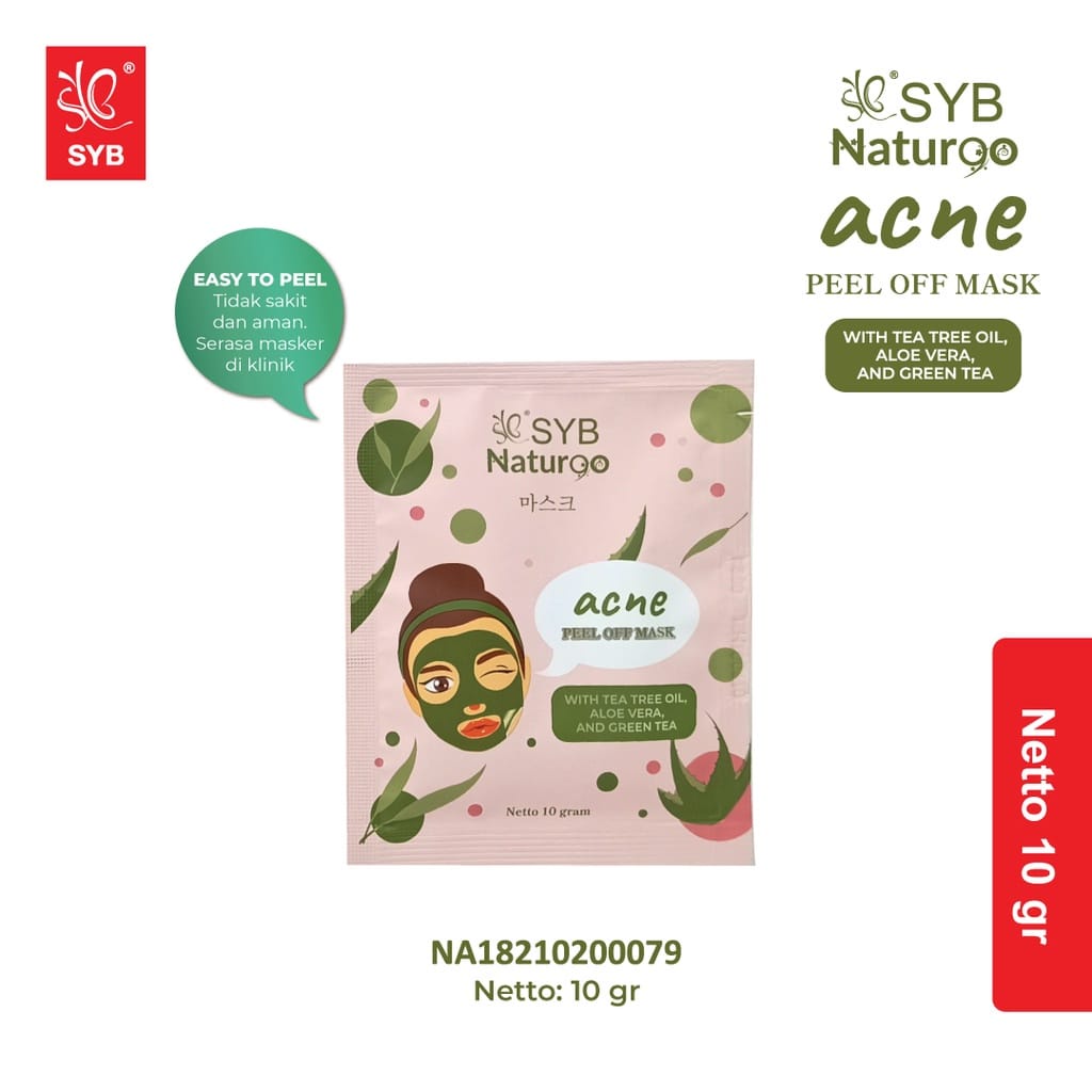 ❤ PAMELA ❤ SYB NATUR90 (Naturgo) Peel Off Mask Goat milk | Diamond | Gold | Charcoal Naturgo | Acne Jerawat Masker Wajah (✔BPOM) 10gr