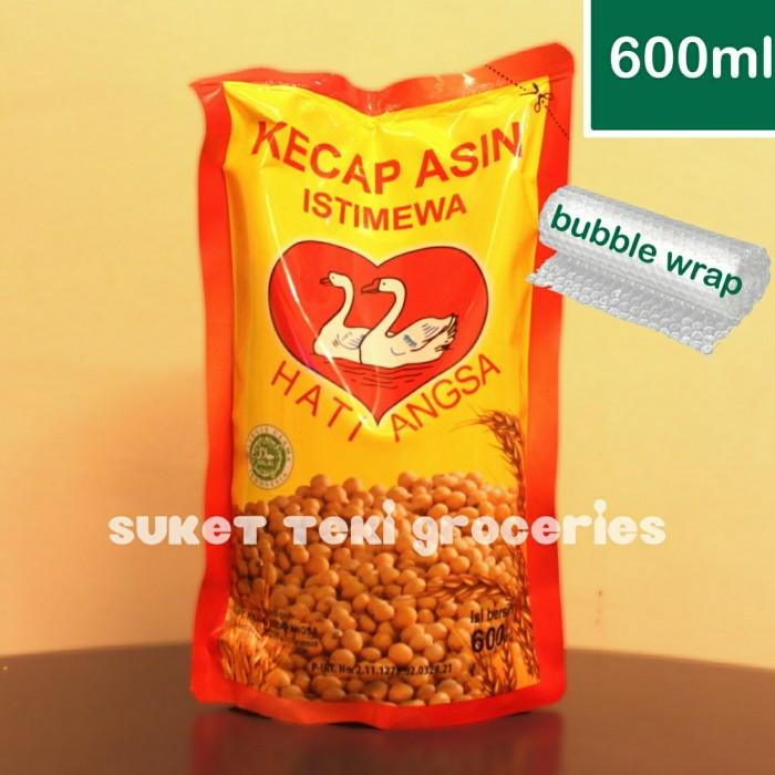 

Kecap Asin Istimewa Hati Angsa Medan Refill 600ml Pouch Halal Murah Berkualitas