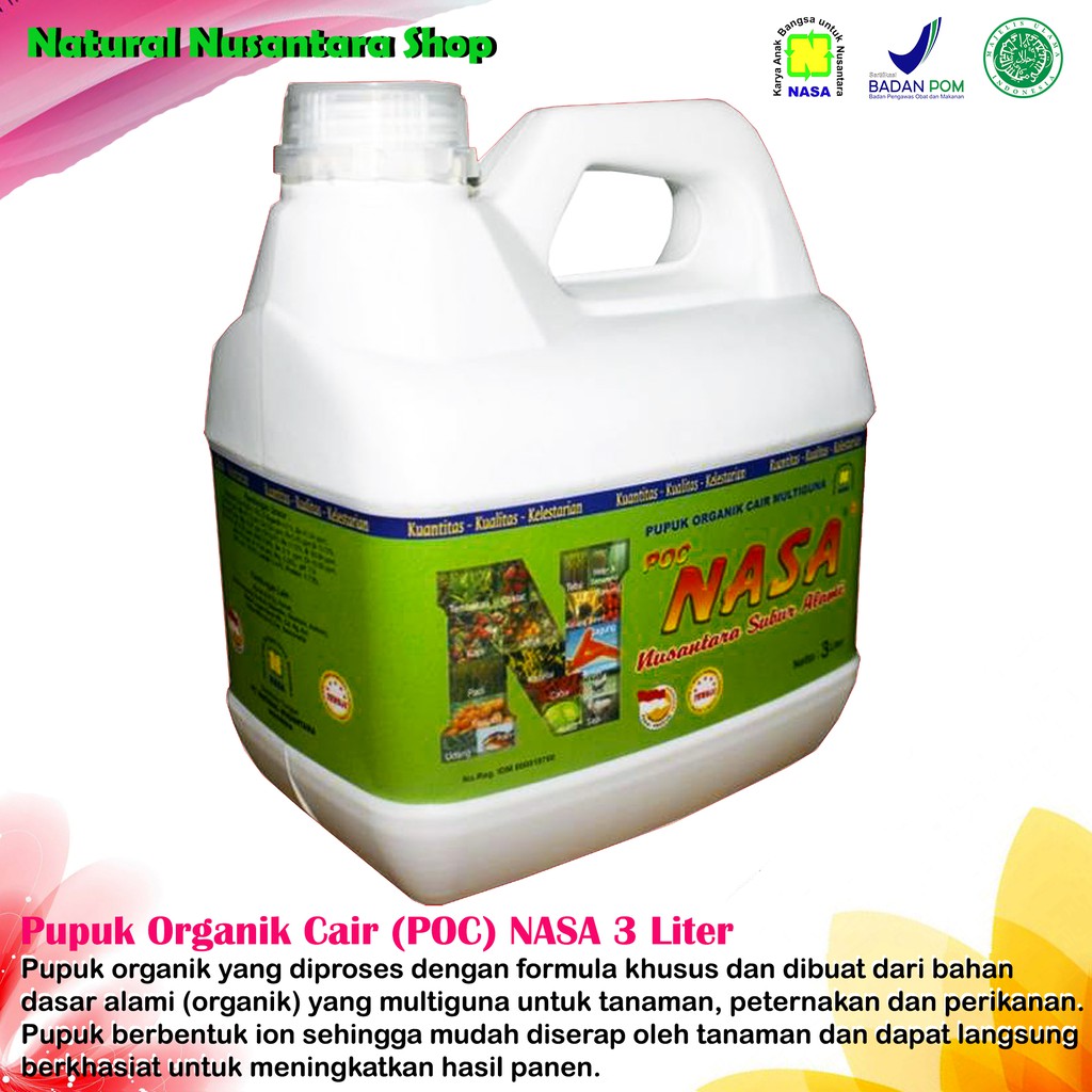PUPUK ORGANIK CAIR POC NASA 3 LITER