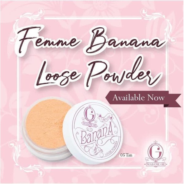 Madame Gie Femme Banana Loose Powder / Bedak Tabur Madame gie