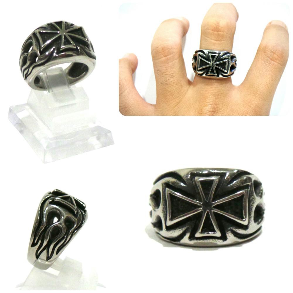 Unik Skull Ring Biker Jewelry Cincin Anak Motor Independent Ring Diskon