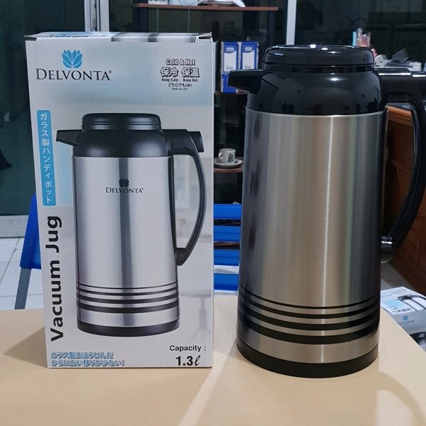 Delvonta Vacuum Jug Hs Termos Air Panas 1.3 Liter Tuang