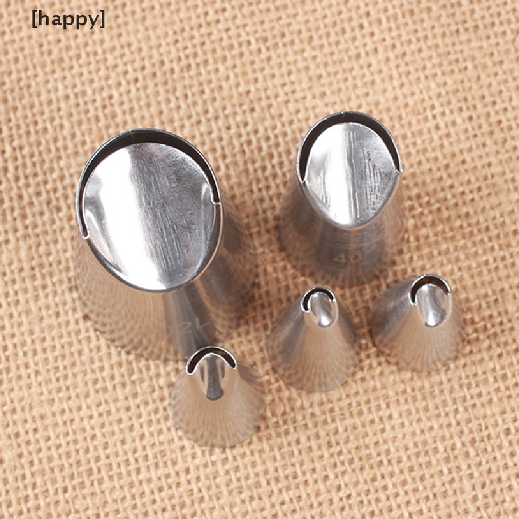 5pcs / Set Nozzle Icing Piping Desain Chrysanthemum Untuk Alat Dapur