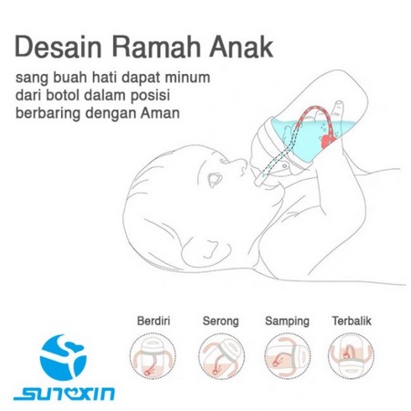 Botol Minum Susu Anak Model Pegangan 250ML