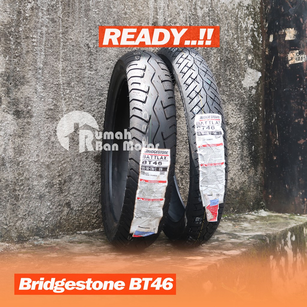 Bridgestone Pneu Battlax BT46 Blackwall Size 140/70-17 