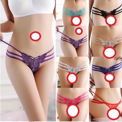 Celana dalam Lingerie 3 Strip Butterfly - VTT