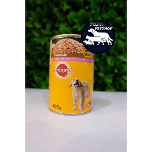 Makanan Anjing Pedigree Kaleng Puppy 400G Wet Food