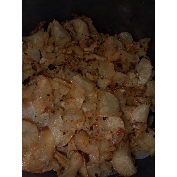 

KERIPIK SINGKONG BUMBU BASAH( Pedas Daun Jeruk)