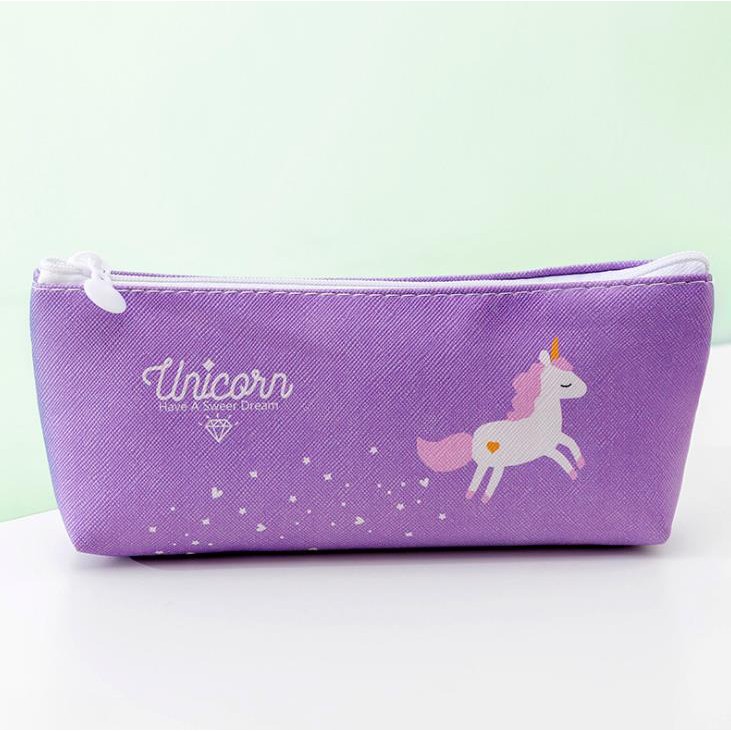 COD KOTAK PENSIL MOTIF UNICORN LUCU UNIK / TEMPAT PENSIL / KOTAK PULPEN / TEMPAT ALAT TULIS PP130-UNGU