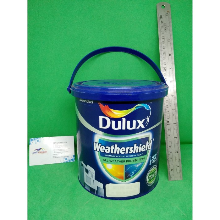 Cat Dulux Weathershield 44011M Teratai 1 Galon (2,5kg)