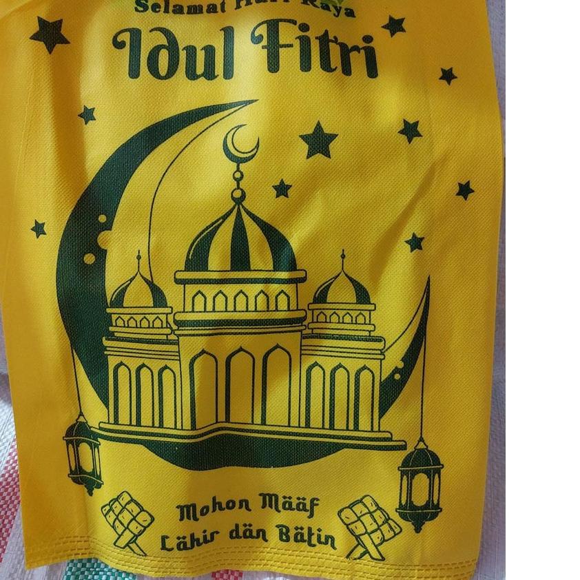 

1lusin Goodie Bag Handle ( HLS ) edisi Idul Fitri uk 30x40x8 NEW - Spunbond Lebaran