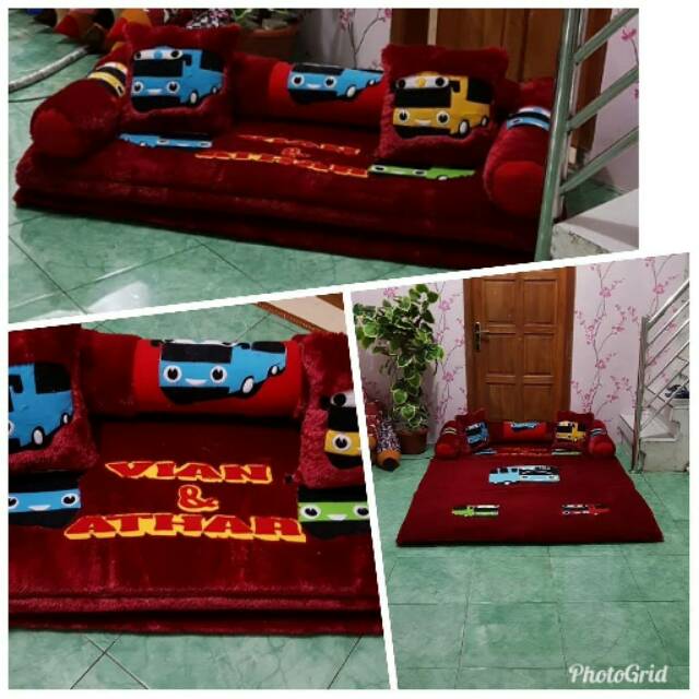 Sofa lipat kasur bulu rasfur
