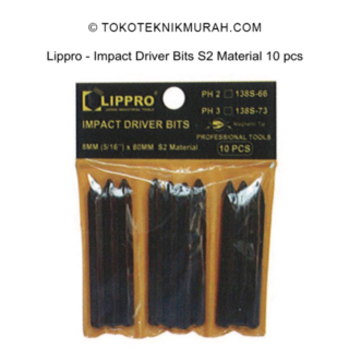 Lippro Mata Obeng Angin S2 Material 138S-73