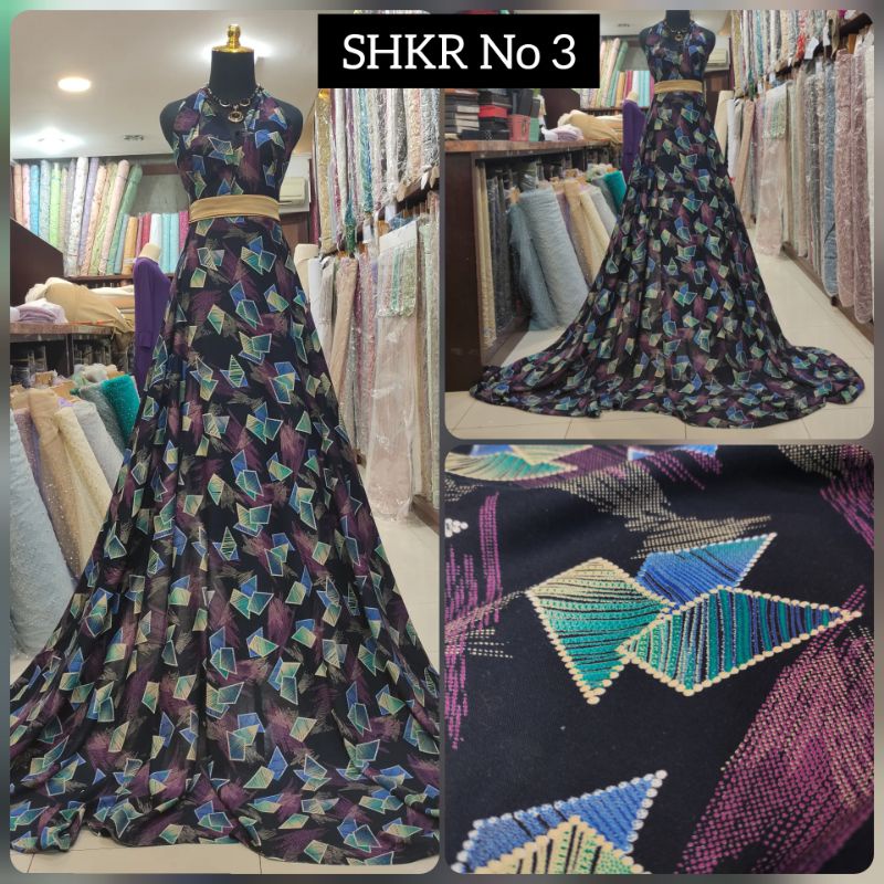 Kain Katun Viscose Motif Abstrak SHKR 03