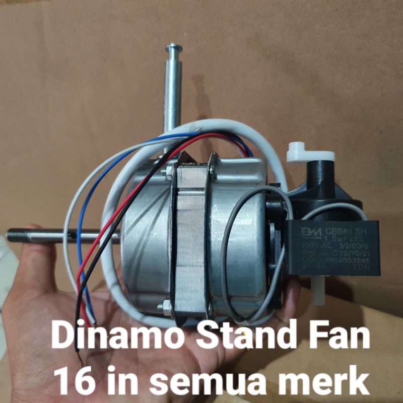 DINAMO KIPAS ANGIN STAND FAN 12 - 14 INCH RRT SANEX GMC MULTI PANJANG AS 8 CM