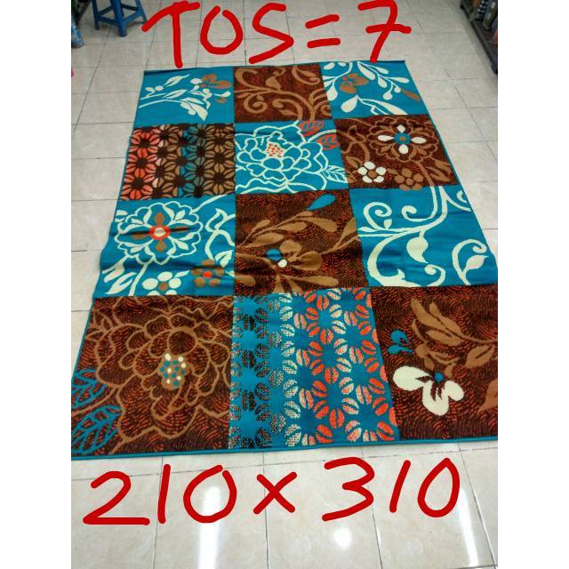 Karpet permadani biru tosca