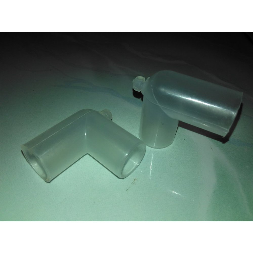 [BISA COD] Sambungan Pipa Paralon Aquarium Model L Bening Hobi Aquascape