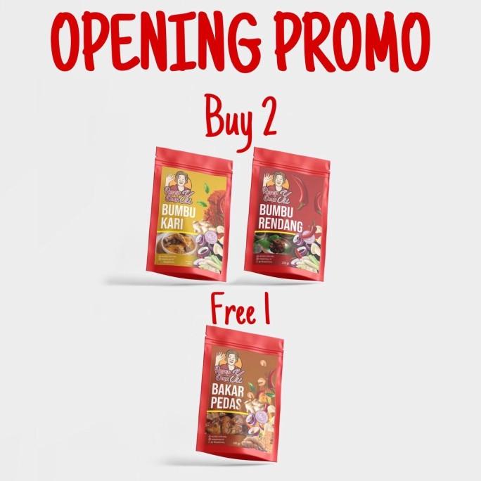 

Produk Terbaik] [Limited] Buy 2 Get 1! Beli Bumbu Rendang + Kari, Free Bakar Pedas