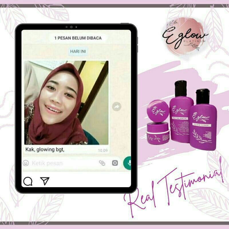 EGLOW PLATINUM BPOM/ EGLOW PLATINUM ORIGINAL