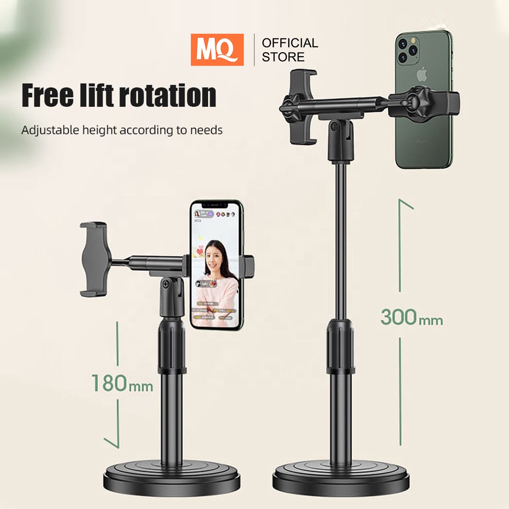 MQ Desktop stand 360 Degree Rotating mobile phones holder Live Broadcast Stand Lazy Mobile Phone Holders magnetic car phone holder