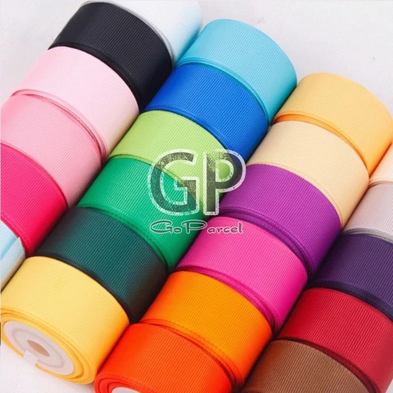 ( Rol 20 Yard ) PITA GROSSGRAIN POLOS 1 IN ( 2.5 CM ) - GIFT RIBBON POLYESTER 25 MM 1 INCH 2,5CM