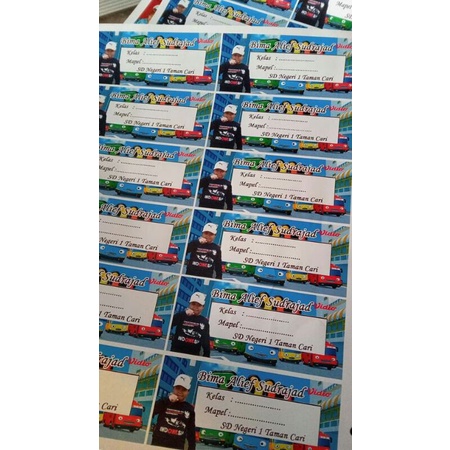 

Stiker Setiker isi 27pcs Label Tempelan Buku Pelajaran Sekolah Anak Karakter Kartun