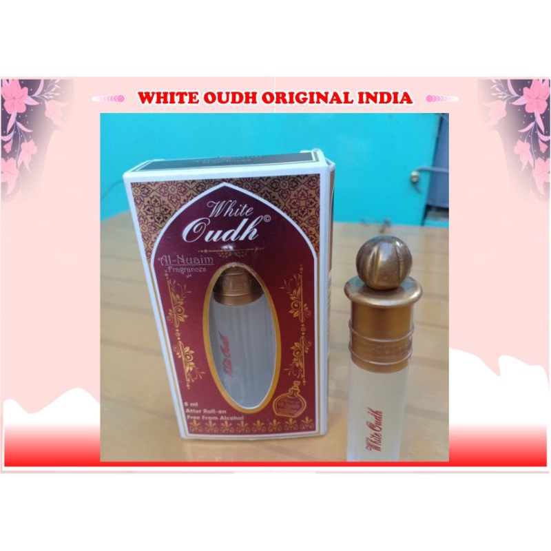 Parfum original White Oudh Oud Al Nuaim Concentrated Oil non alcohol