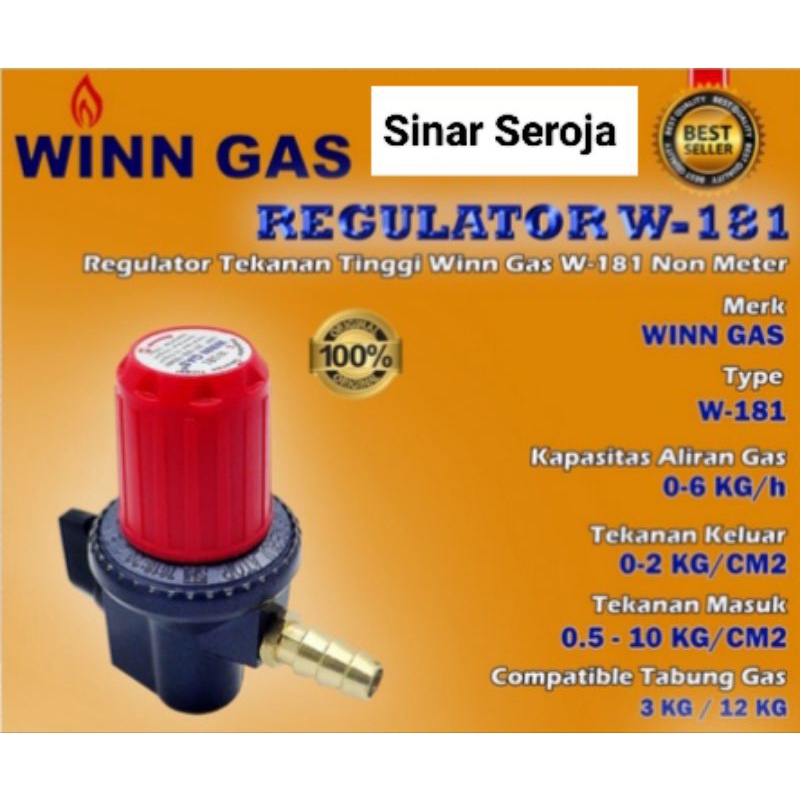 Regulator Gas/KepalaGas/Regulator hp winn gas/regulator buat org dagang/regulator ada putarannya