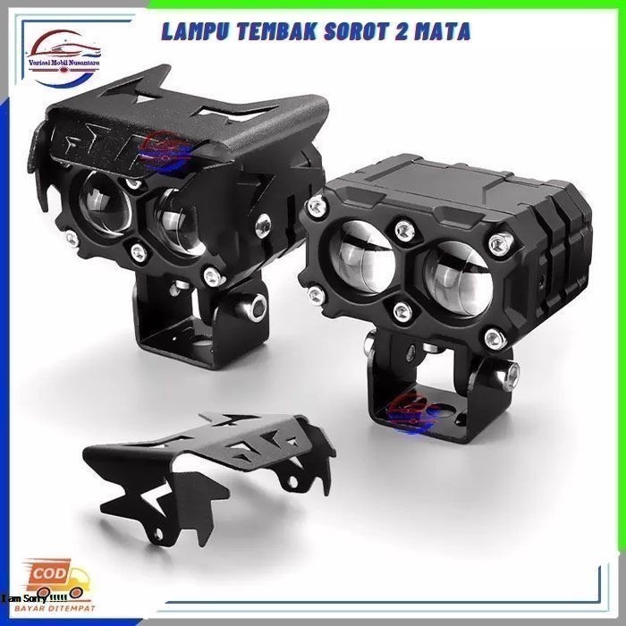 Lampu Variasi Led Cree Tembak Sorot Kabut Depan 2 Mata Variasi Aksessoris Mobil