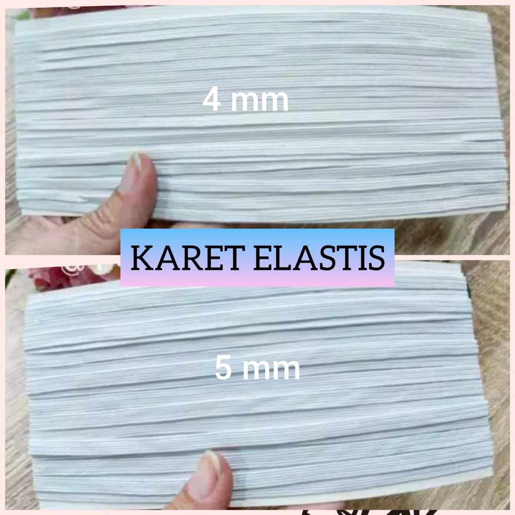 10 YARD - (SIZE 3MM - 8MM)  KARET ELASTIS | TALI ELASTIS |TALI MELAR