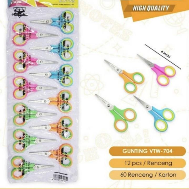

(NEW STOCK!!) Harga untuk 1 renteng=12 pcs Gunting Kecil Warna/pemotong/ scissors