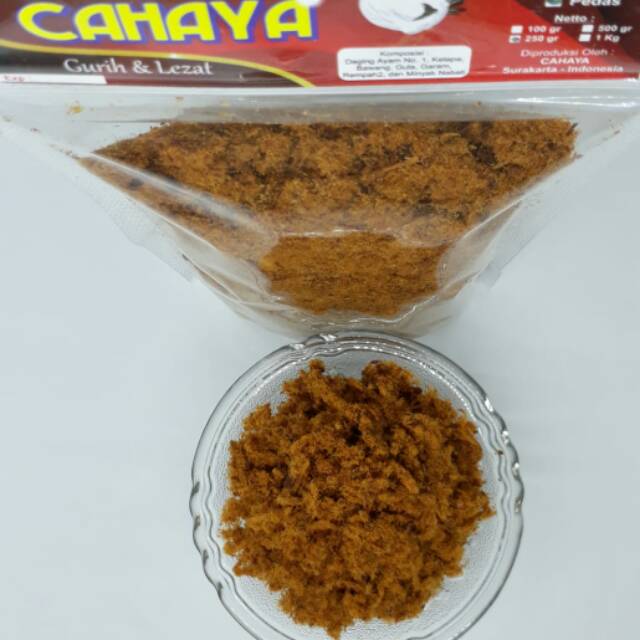 

ABON AYAM CAHAYA 500gr homemade Khas Solo(ready)