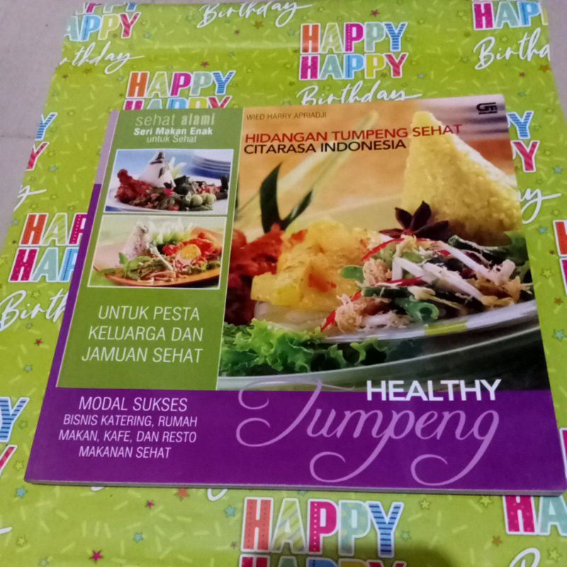 Buku Resep Healthy Tumpeng Hidangan Tumpeng sehat citarasa Indonesia
