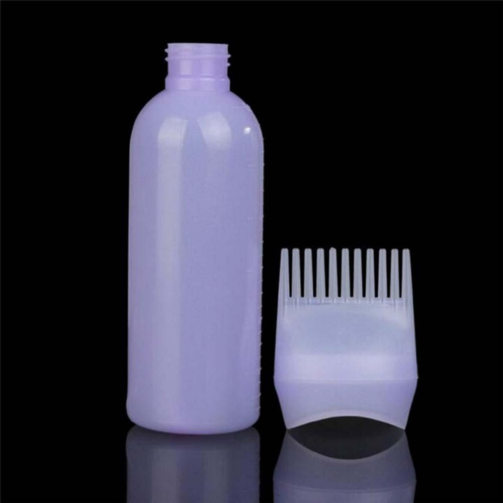 Lanfy Botol Aplikator 1pc Dispensing Sisir Mewarnai Rambut Alat Styling Mewarnai Botol Shampoo