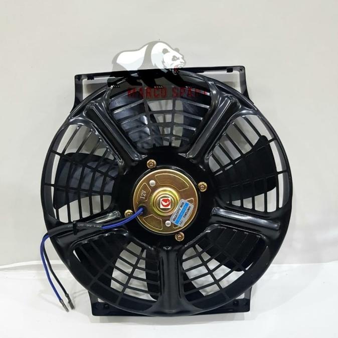 Extra Fan Kipas Motor Ac Mobil Universal Kondensor Radiator