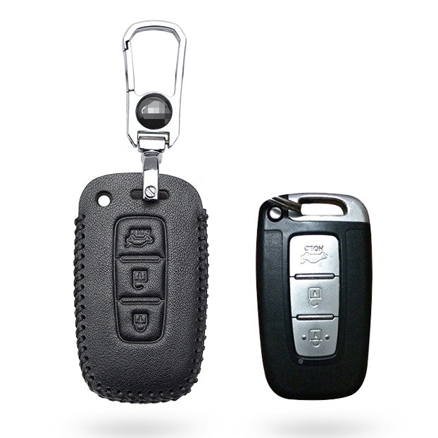 Case Pelindung Remote Kunci Mobil Keyless Bahan Kulit Untuk Forte / Forte Koup