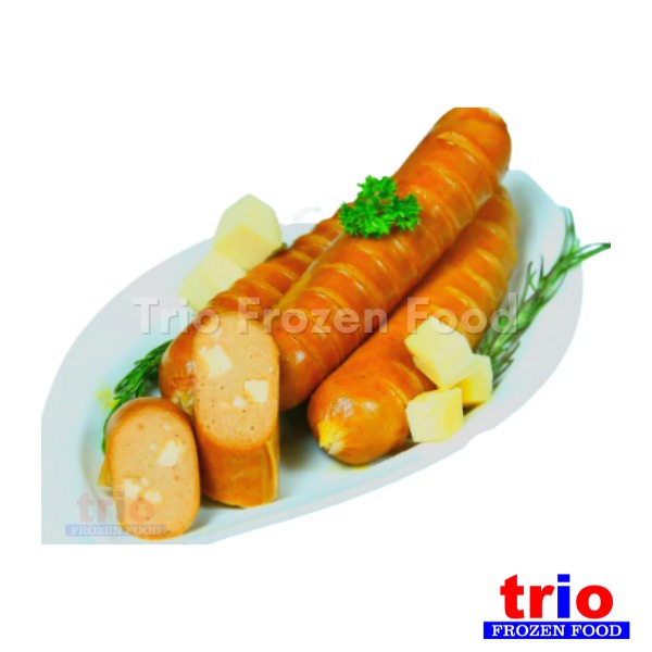 Dilly Sosis Bakar Bratwurst Keju 500gr - 12 pcs