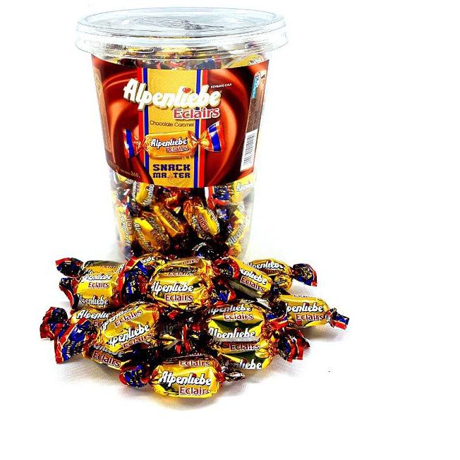 

Diskon!! KODE-234 Alpenliebe Eclairs Toples 100 Butir - Netto 360gr