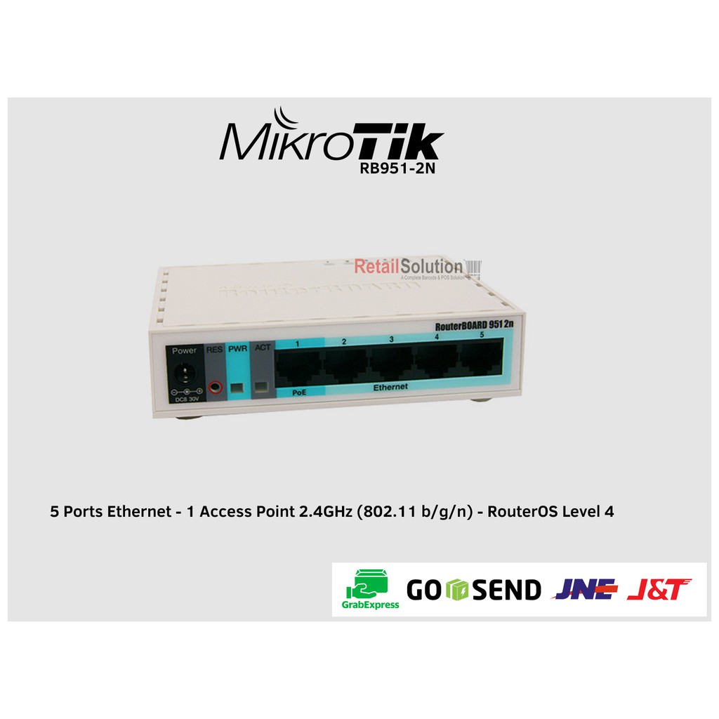 Mikrotik Routerboard RB951-2N Wireless