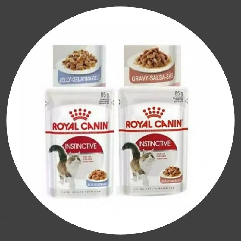 Royal Canin Instinctive Pouch 85gr 1 Box (isi 12pcs) All Varian | Makanan Kucing Basah / Wet food