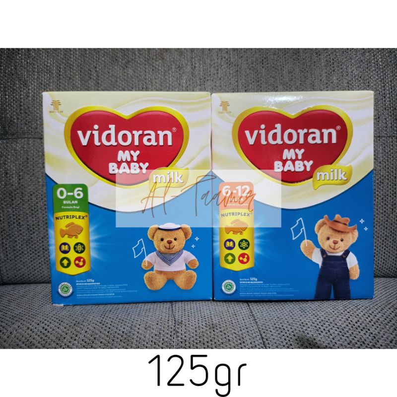 125gr Susu vidoran my baby 0-6 bulan/ 6-12 bulan