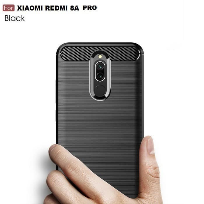 REDMI 8/REDMI 8A/REDMI 8A PRO CASE SOFTCASE IPAKY CARBON,CASE BLACK CARBON