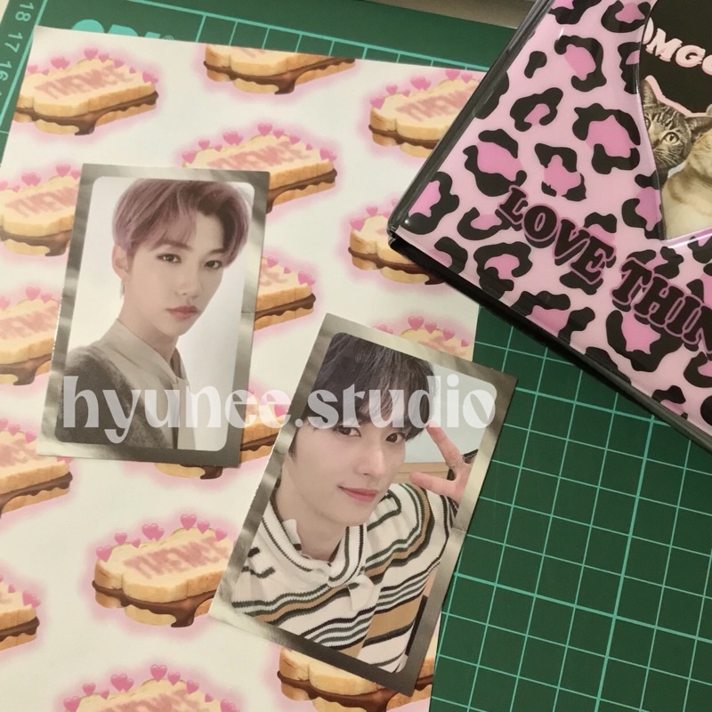 Lee Know Felix silver border Levanter (jangan co dulu)